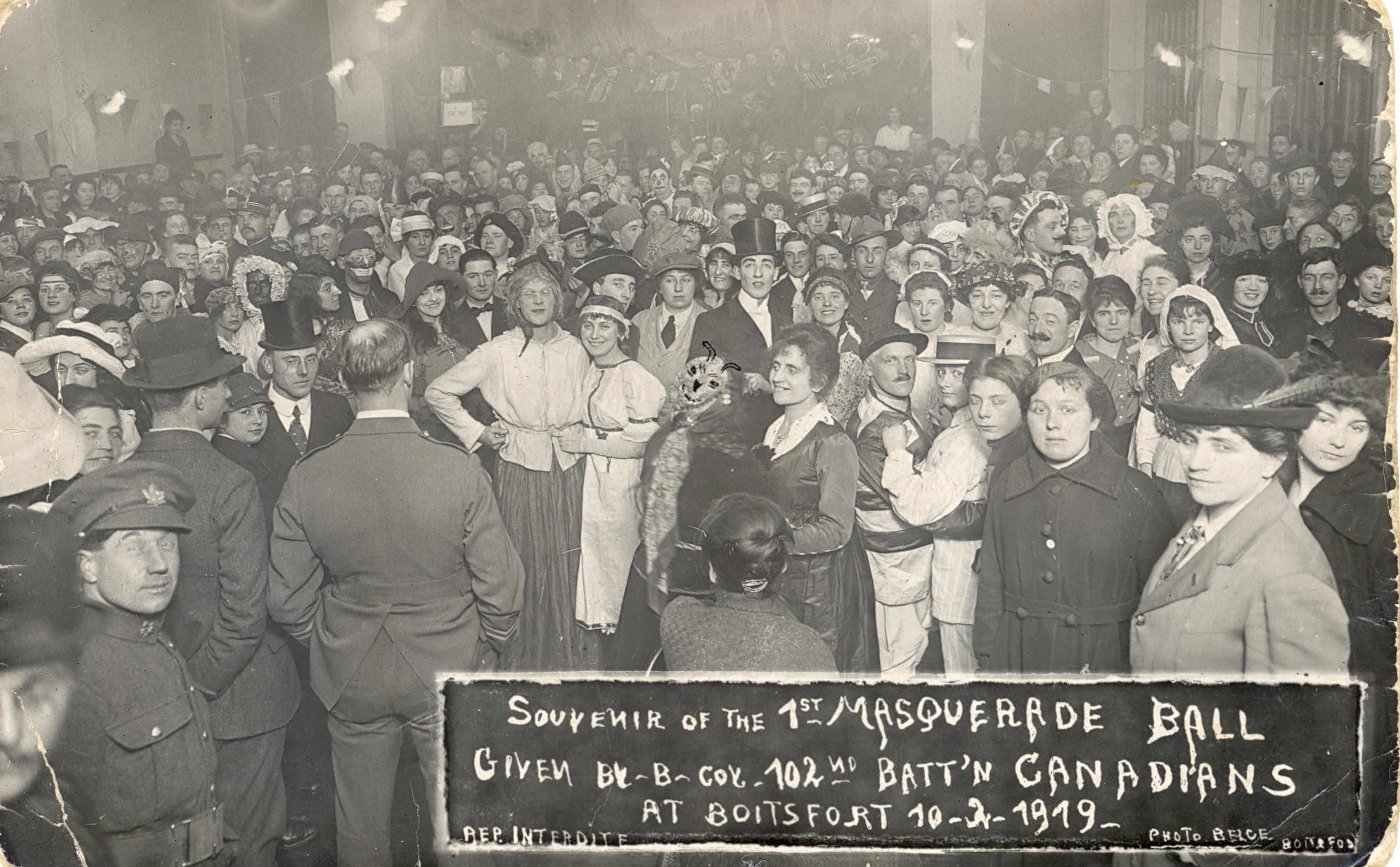 102nd Costume Ball Feb 1919