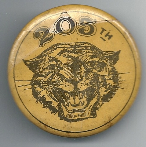 205th Bn CEF Ticats Button